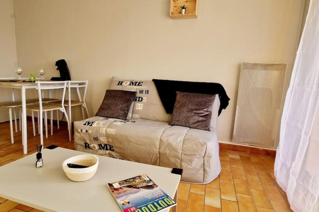 Studio Antibes Avec Piscine Buitenkant foto